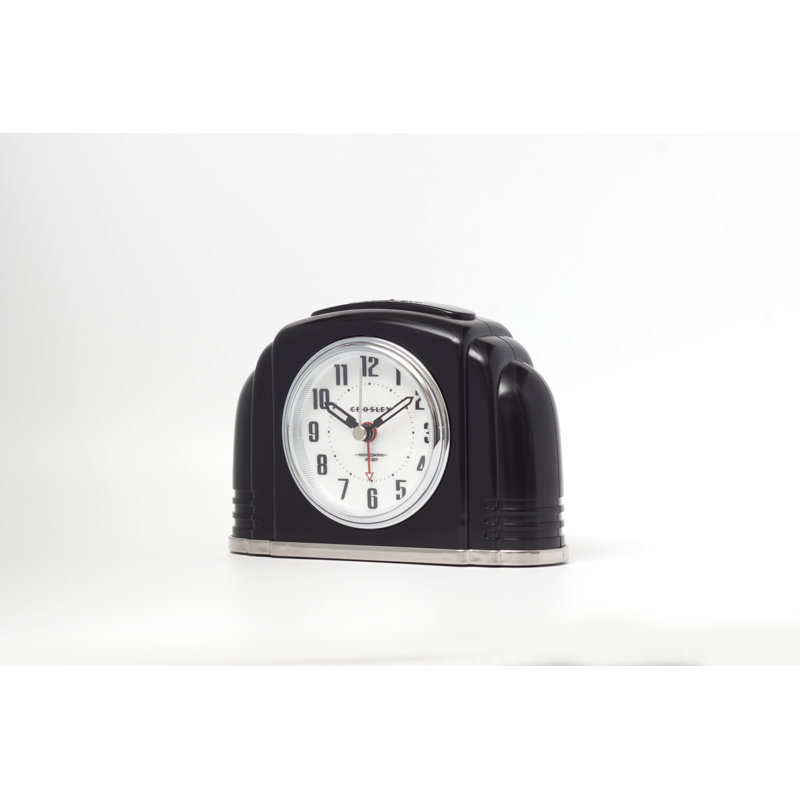Crosley Timelink Black Deco Alarm Clock Wayfair